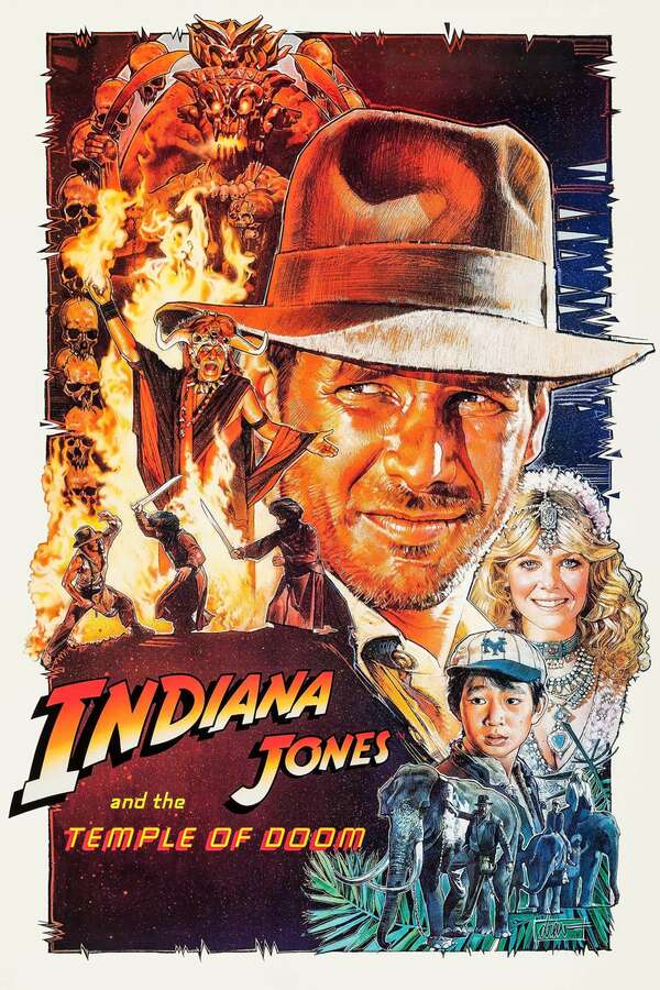 Indiana Jones and the Temple of Doom (1984) — Filmposter
